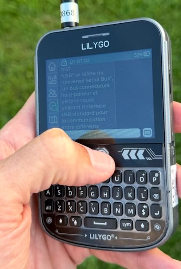LILYGO T-Deck, en situation